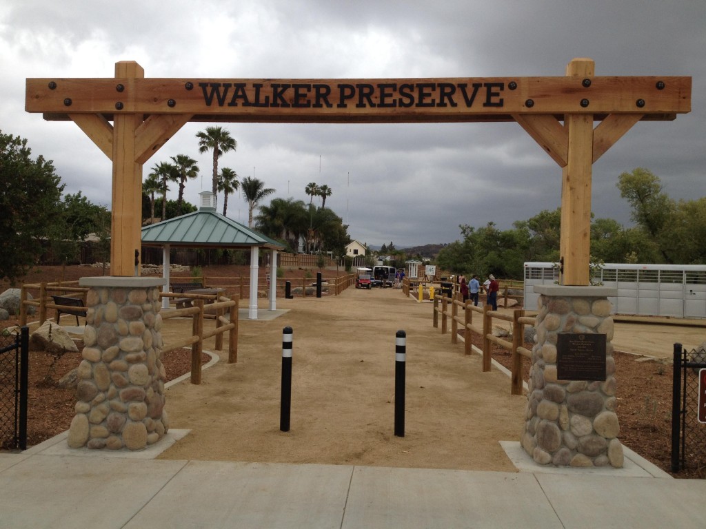 Walker Preserve Entrance